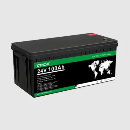 CTECHi 24V 100Ah LiFePO4 Battery
